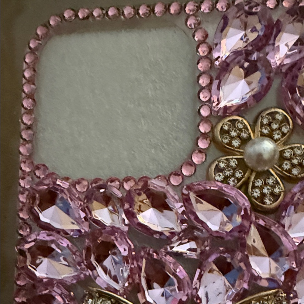 Pink Rhinestone Phone Case - Picture 2 of 6